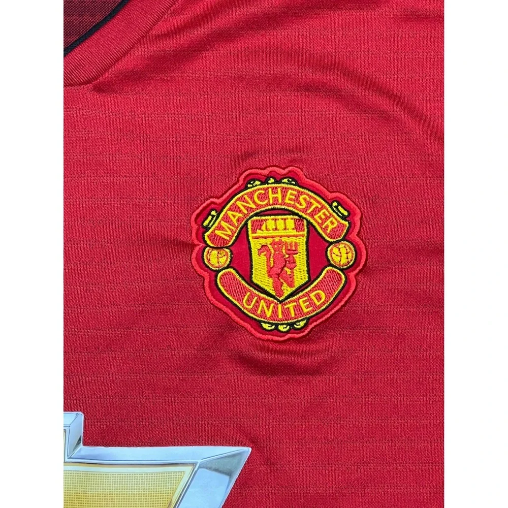 Adidas Manchester United 2018-19 Home Jersey Red Black CG0040 Mens M